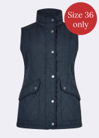 Clonmel Quilted Gilet - Navy