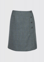 Marjoram Slim Tweed Skirt - Mist