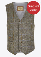 Ballyshannon Tweed Waistcoat - Woodbine