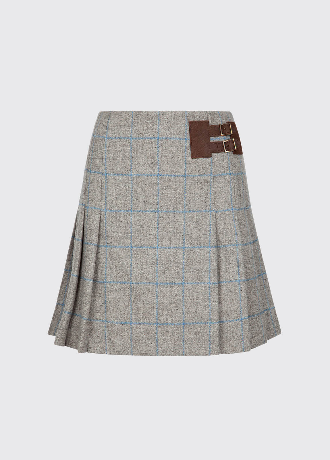 Foxglove Tweed Skirt - Shale