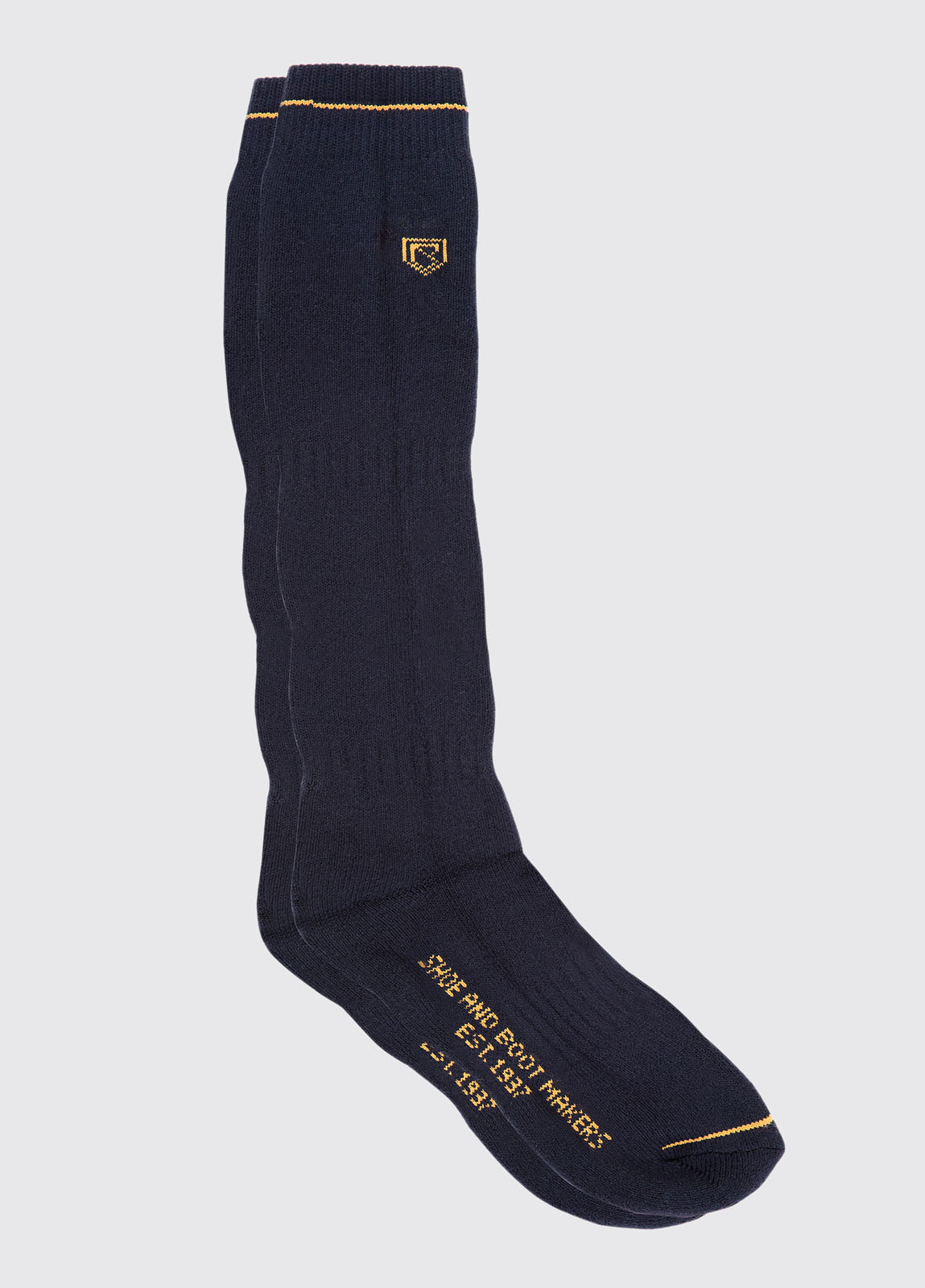 Long Boot Socks - Navy