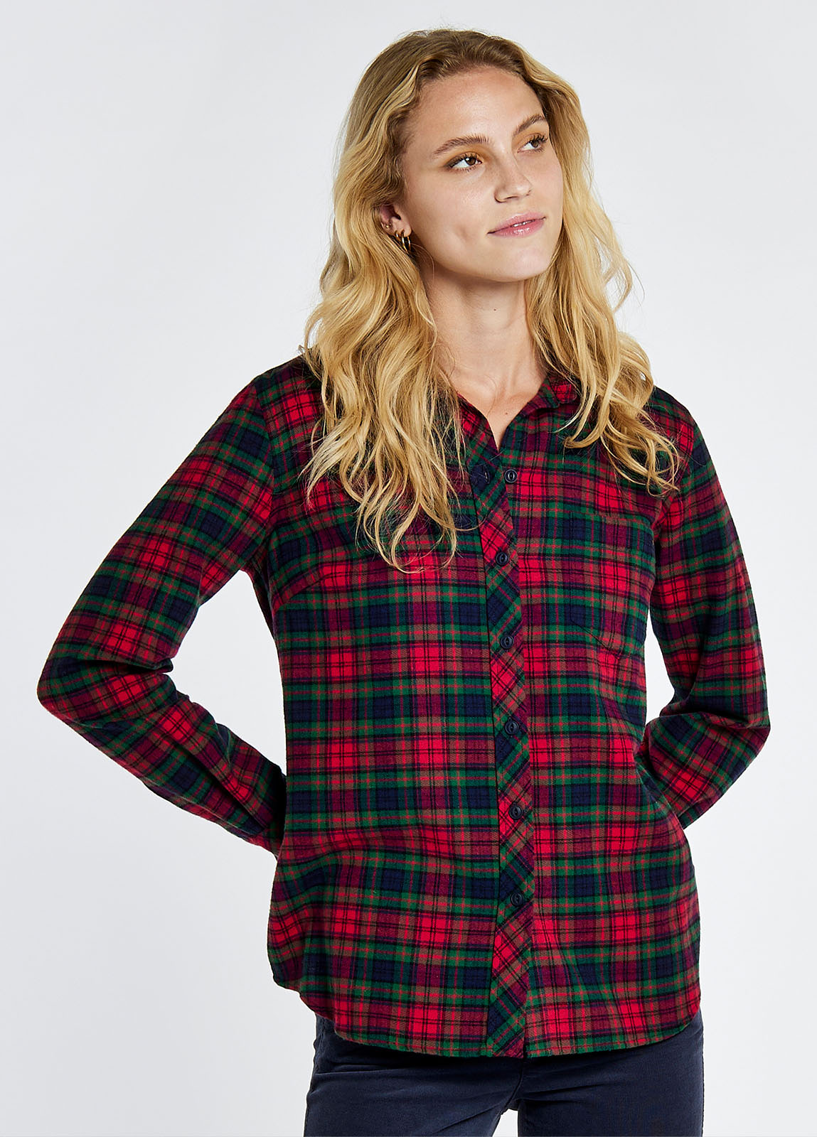 Japonica Check Shirt - Navy