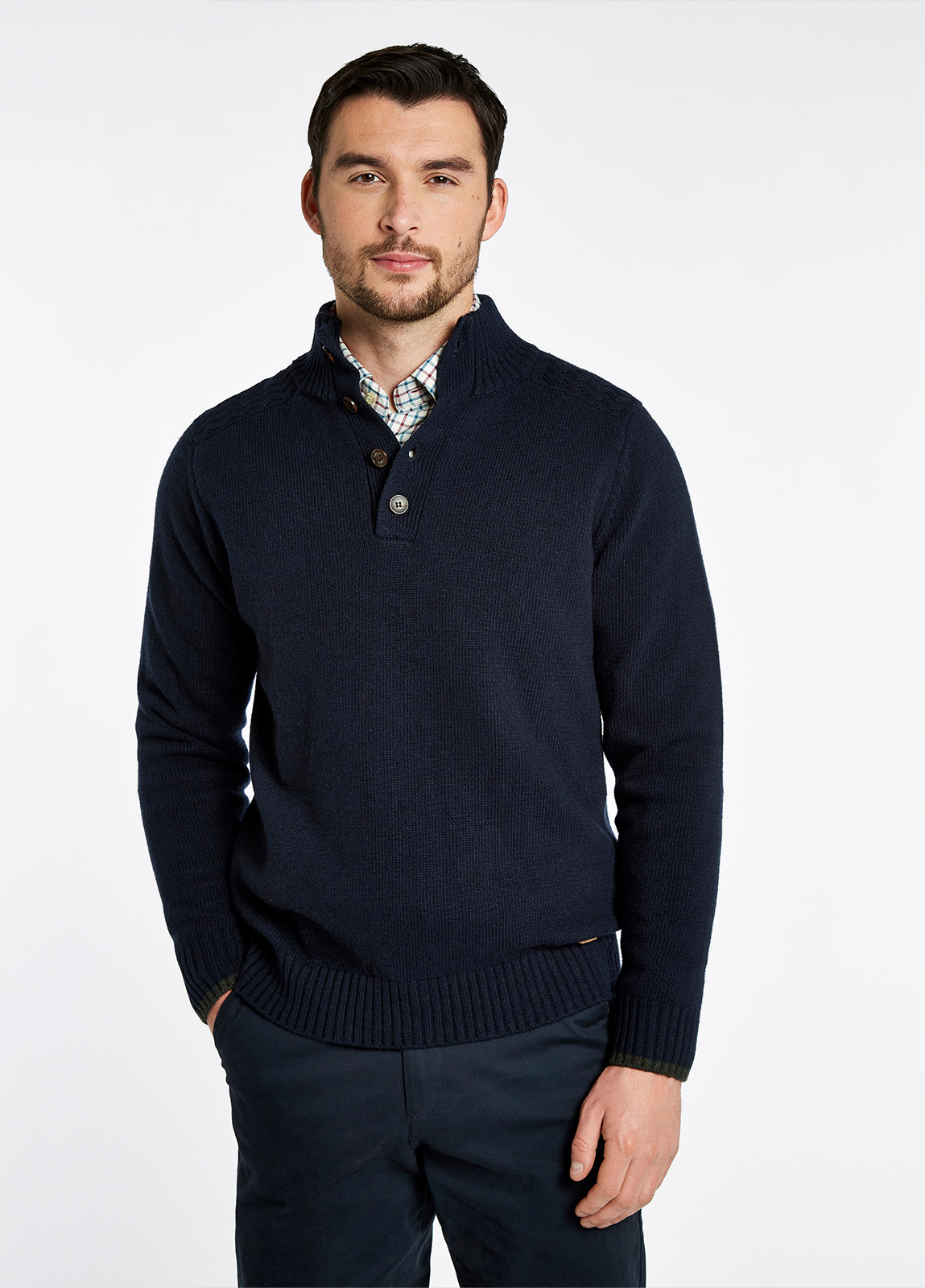 Parkplace Knitted Sweater - Navy