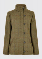 Bracken Tweed Coat - Acorn