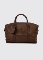 Tollymore Leather Holdall - Walnut