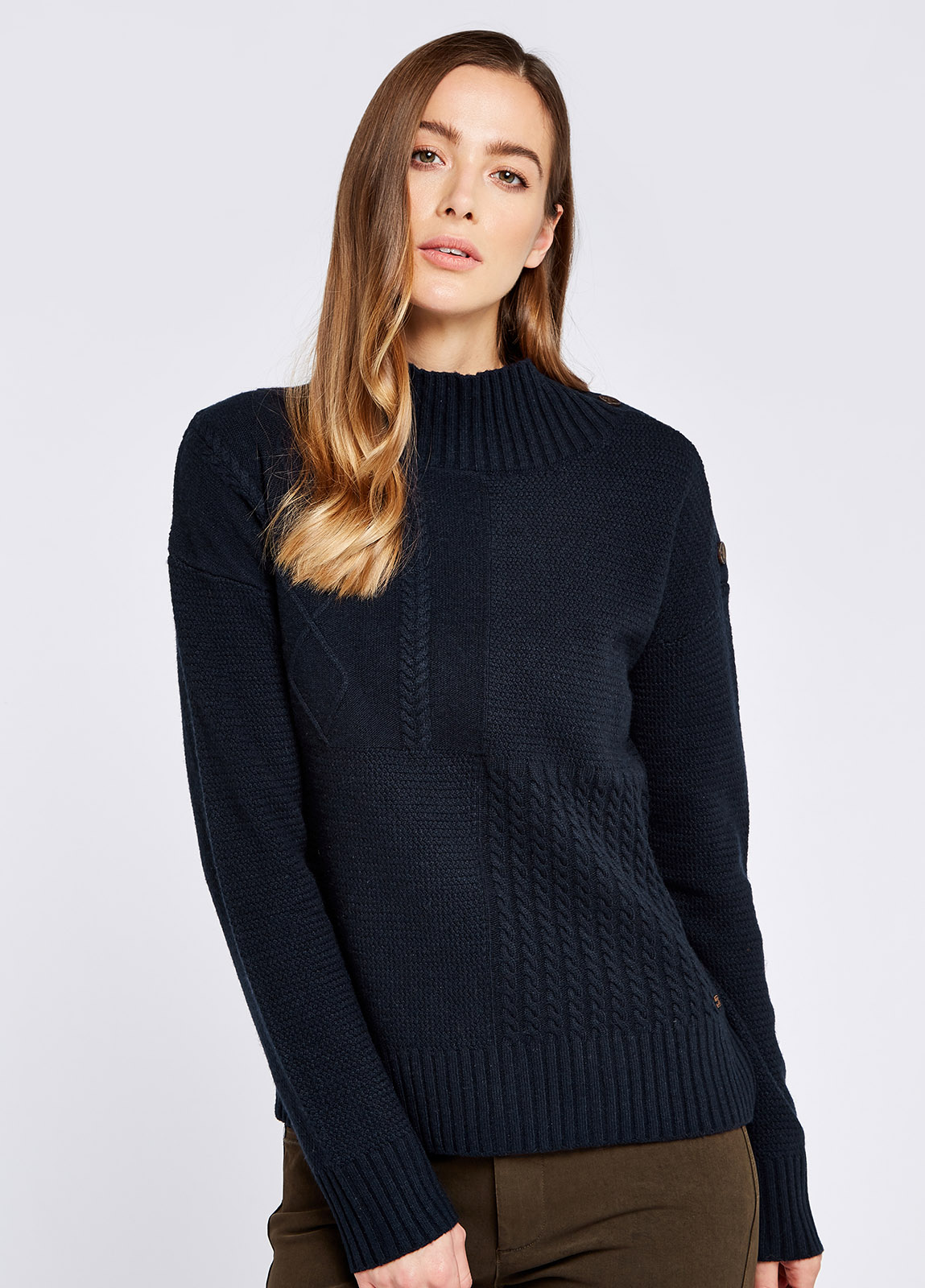Sullivan Knitted Sweater - Navy