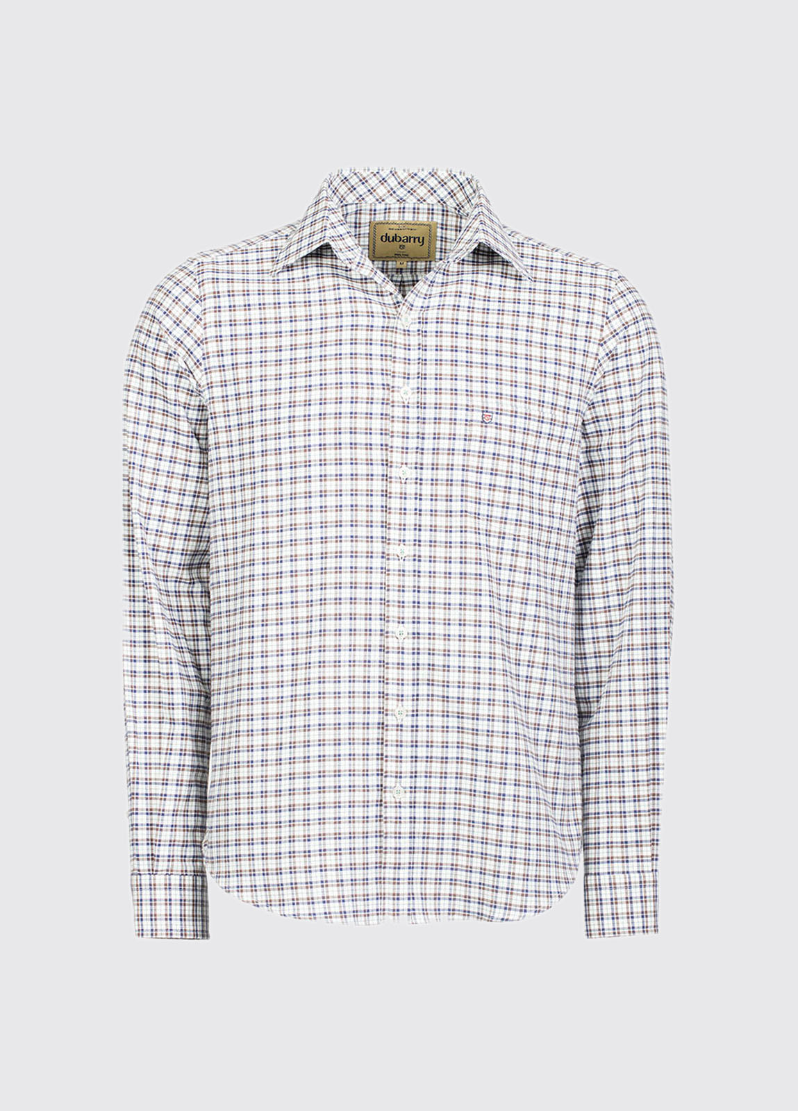 Slane Men's Cotton Button Up Shirt - Navy Multi