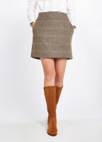 Bellflower Tweed Skirt - Woodrose
