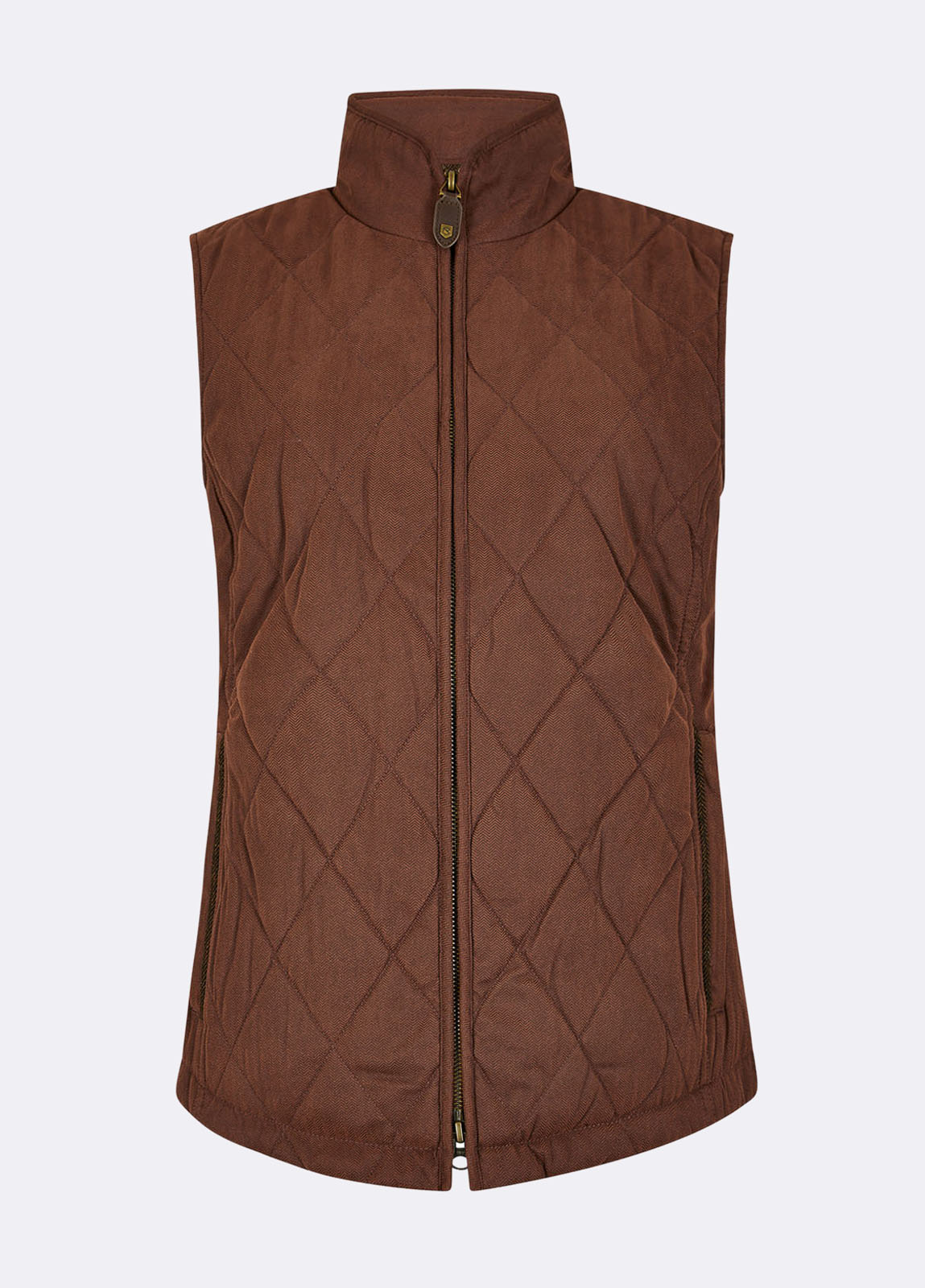 Callaghan Quilted Vest - Russet